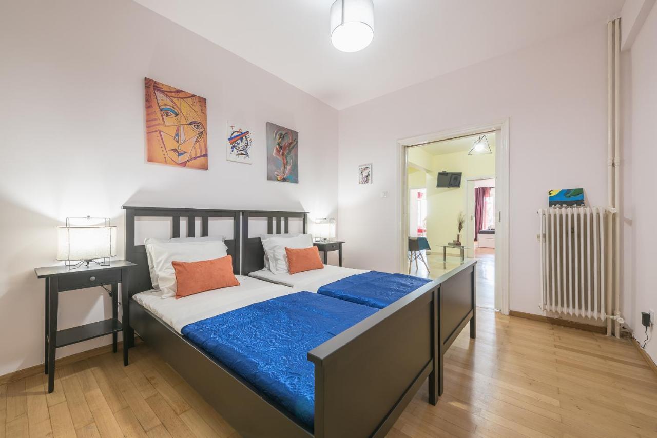 Superb Acropolis View 3Bd Apt In Historical Center Aten Exteriör bild