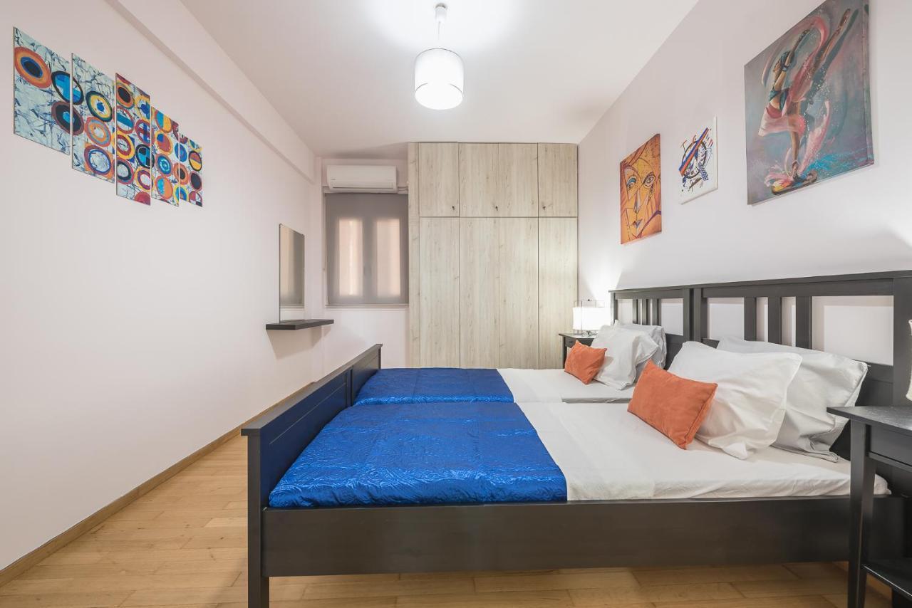 Superb Acropolis View 3Bd Apt In Historical Center Aten Exteriör bild